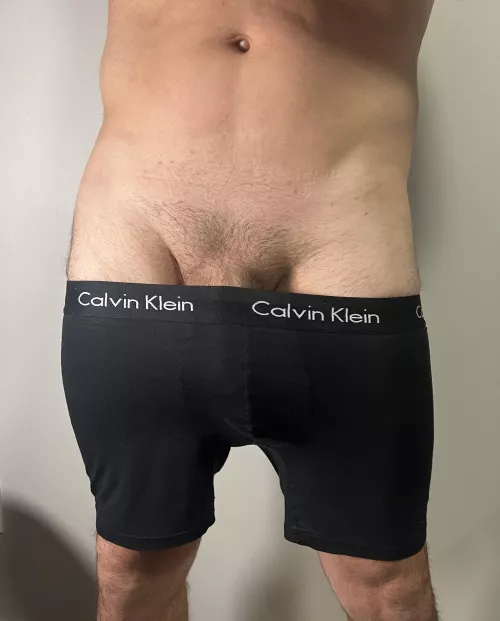 These Calvin’s are a bit revealing today 