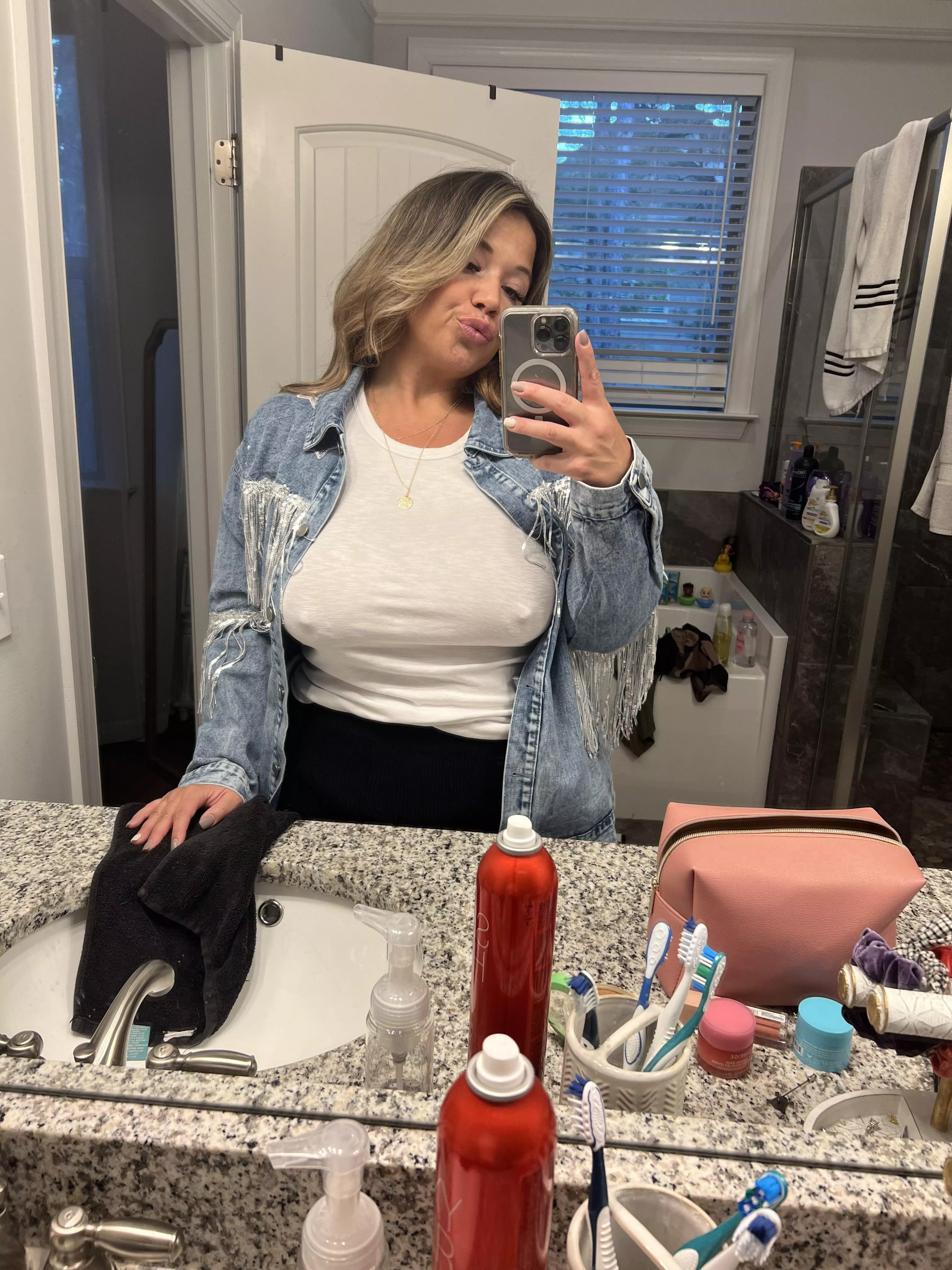 Who’s she getting ready for?