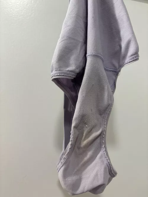 Wife left these hanging for me in bathroom. Absolutely unloaded from her scent.