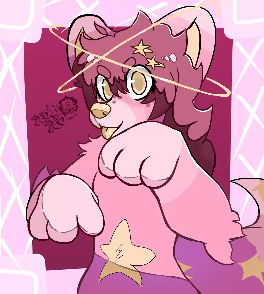 2nd place winner for a raffle i did. oc belongs to @saturnxxskies on insta