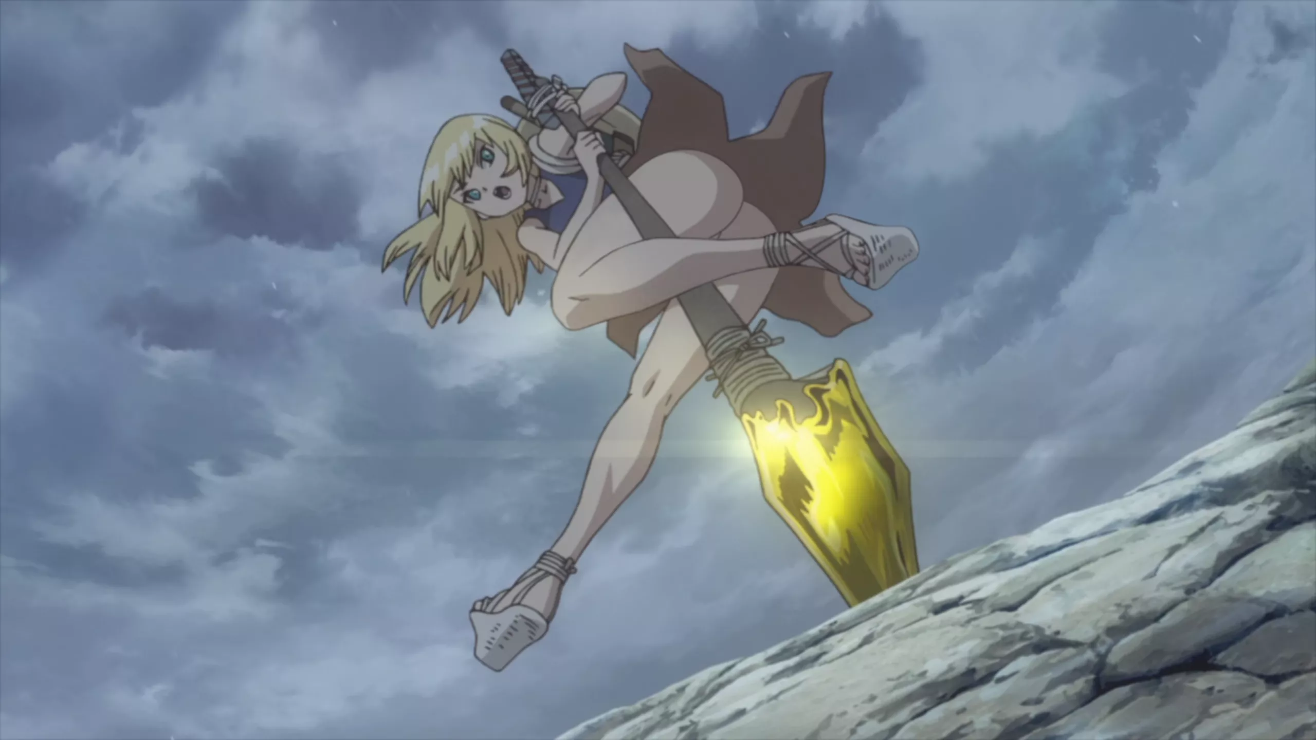 Aren't anime angles a bit weird? [Dr. Stone season 1]