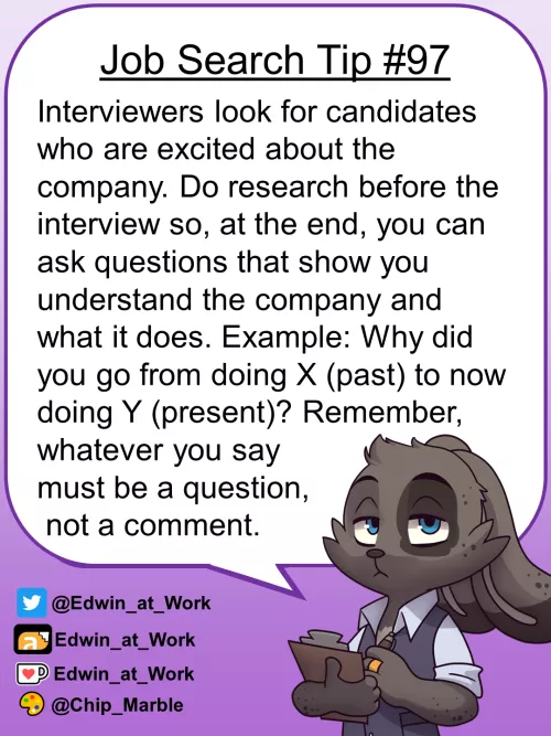 Be Excited About The Job During The Interview!