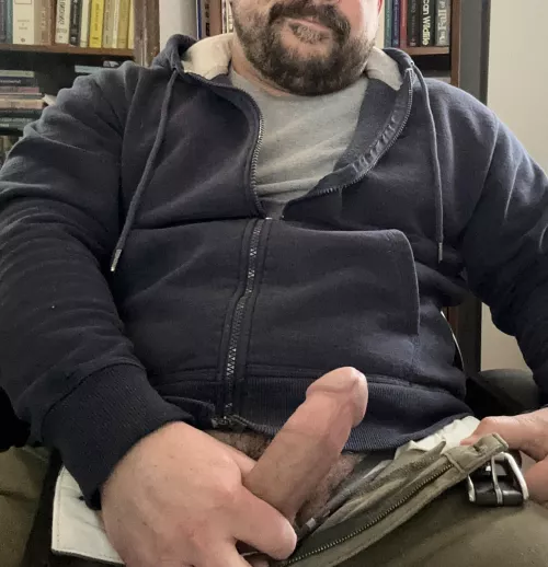 Beard, boner and a smirk