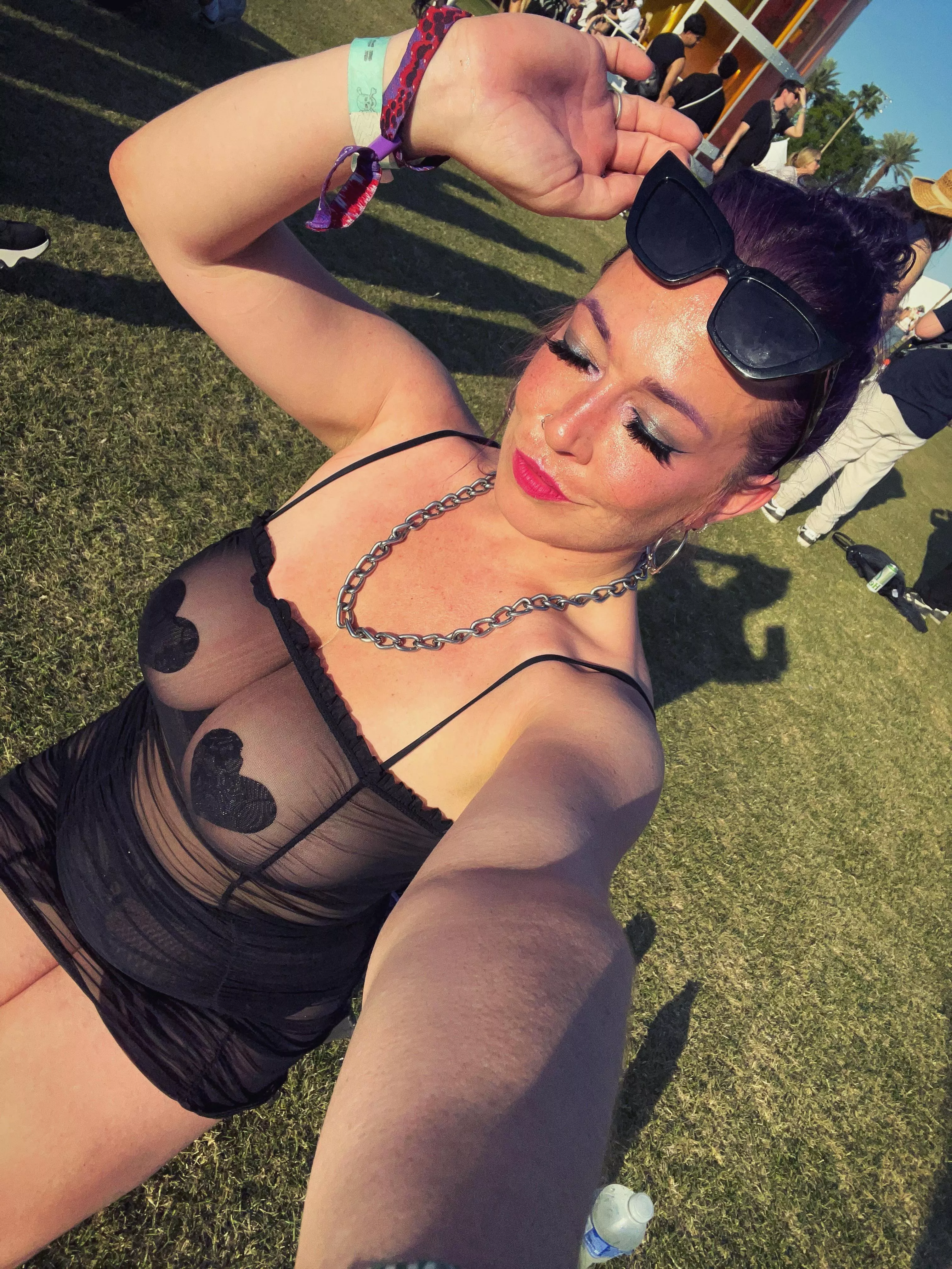 Blew my camp neighbor at Coachella :) 