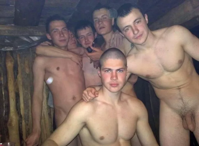 Classic male bonding