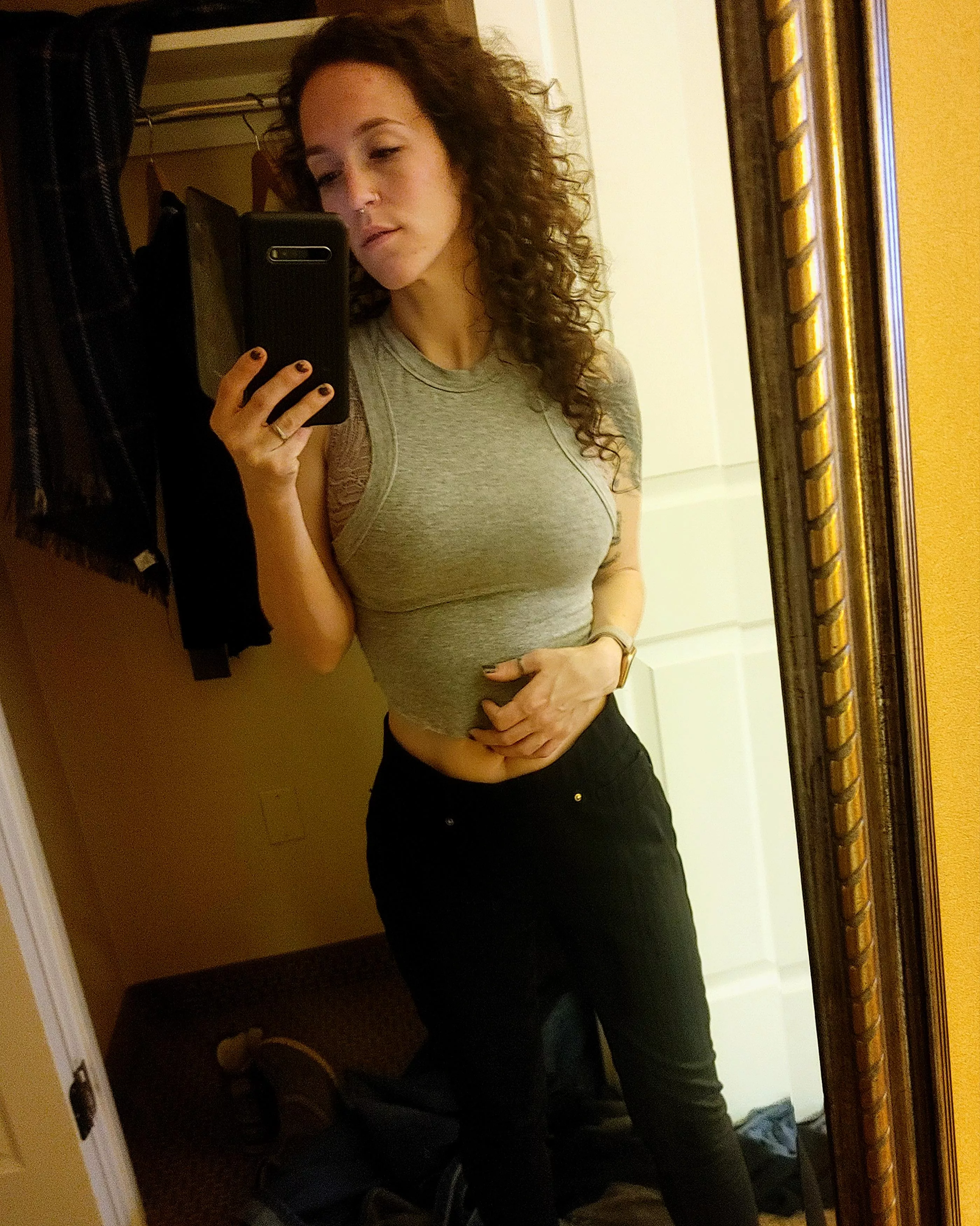 Curly hair and boobs, what else do you need