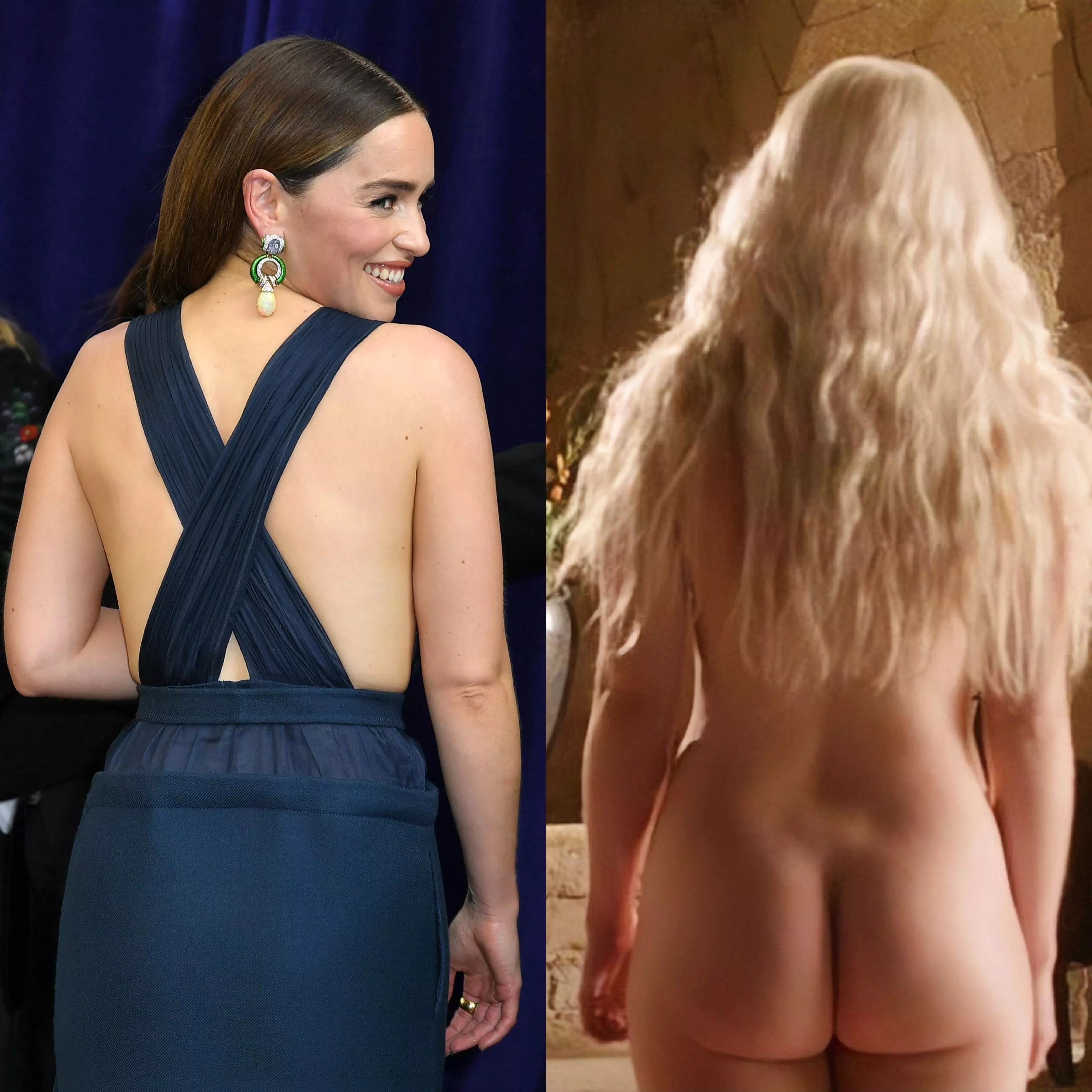 Emilia Clarke’s buttocks