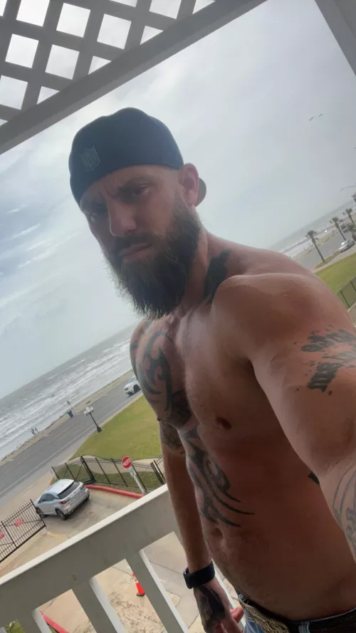 Enjoying that ocean breeze