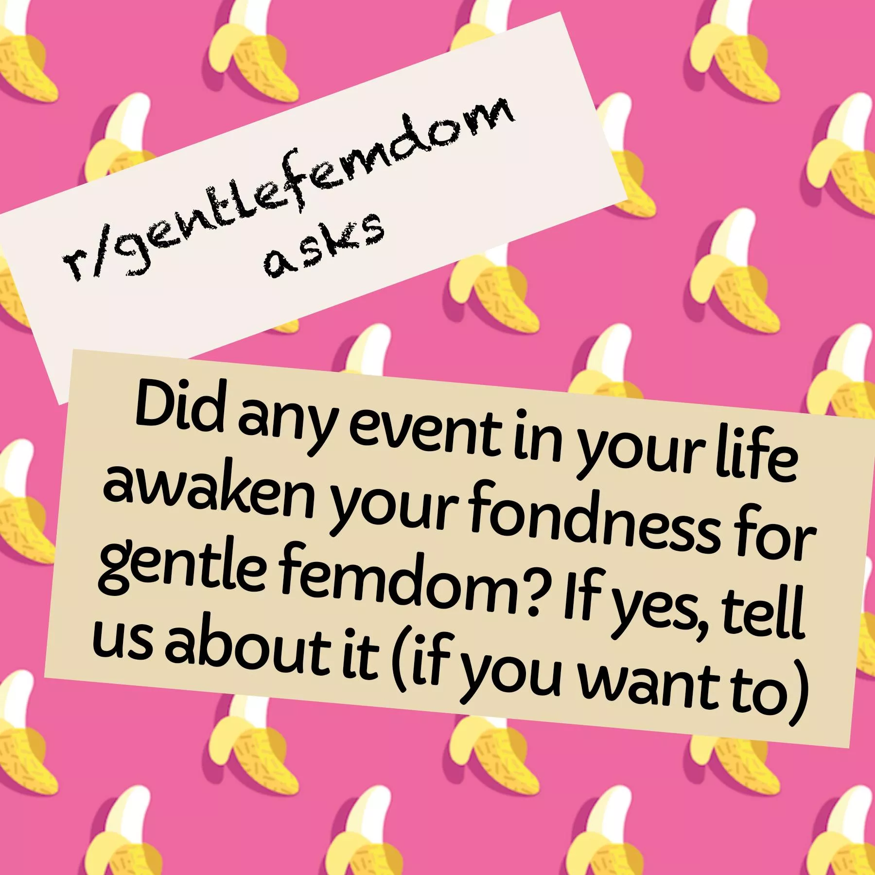 Here's the question of the week! Here's the question of the week!