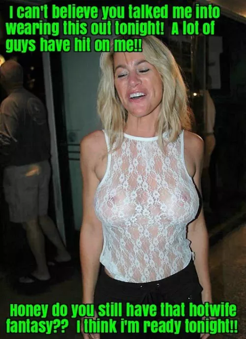 Hotwife getting ready