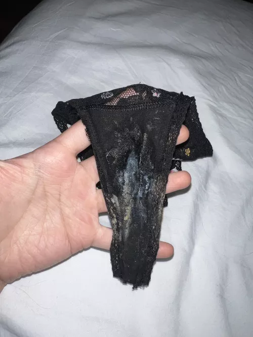 i love using my panties as a cum rag