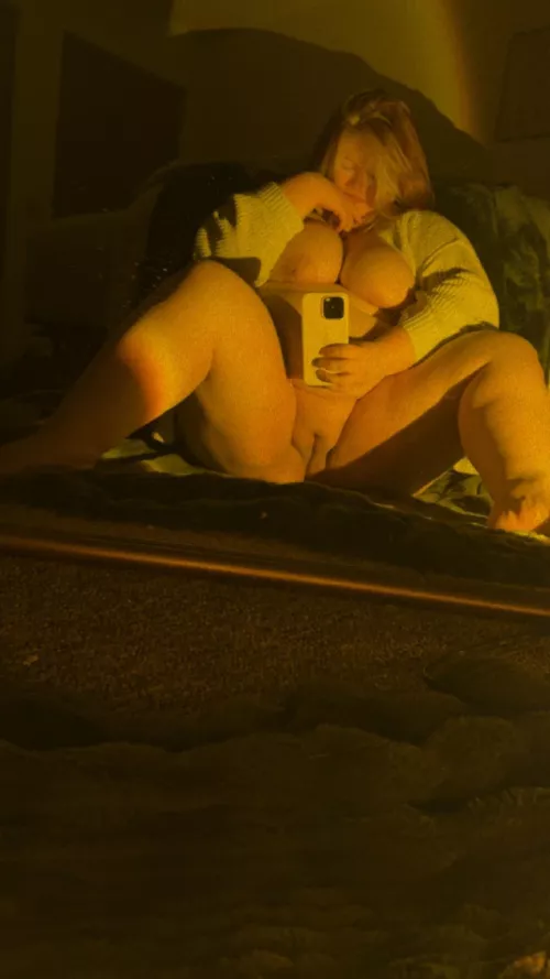 I may not be perfect but at least I’ve got big tits and a tight pussy. 