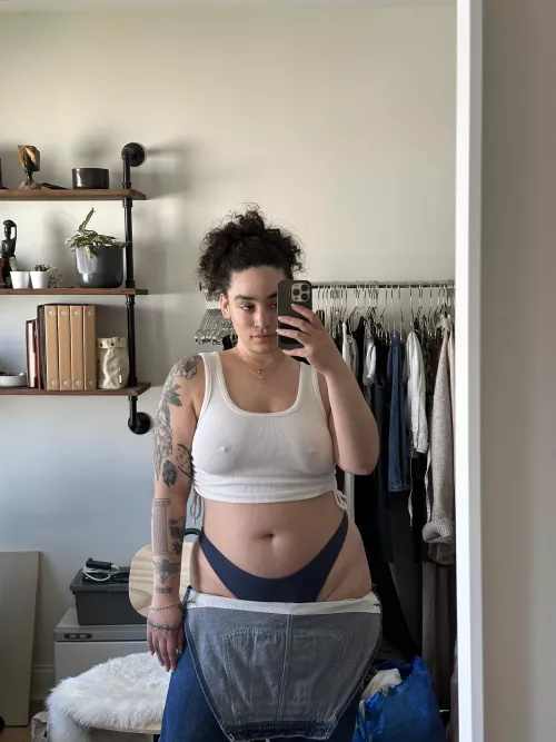 I thought I looked kinda hot getting dressed this morning