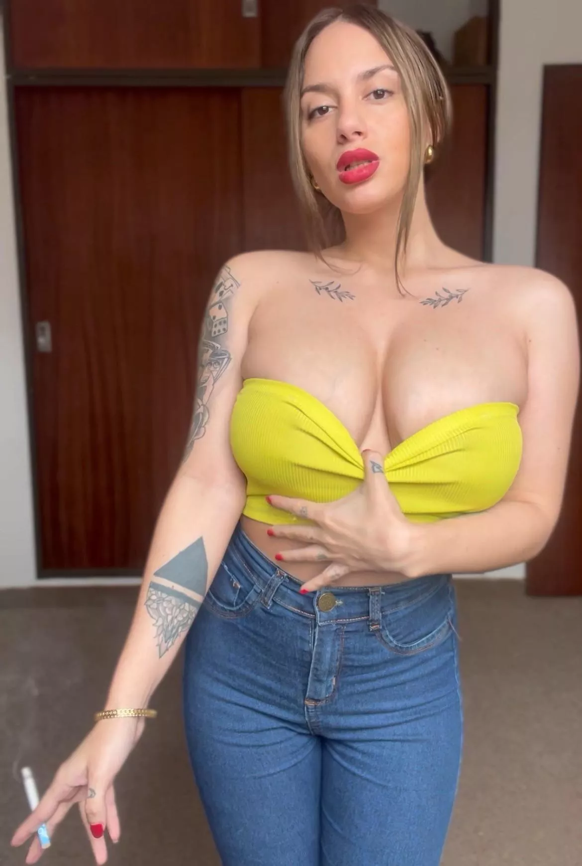 If you found me smoking and provoking you like this, what would you do?