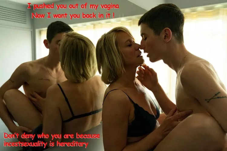 Incest sex with your incestuous child. 