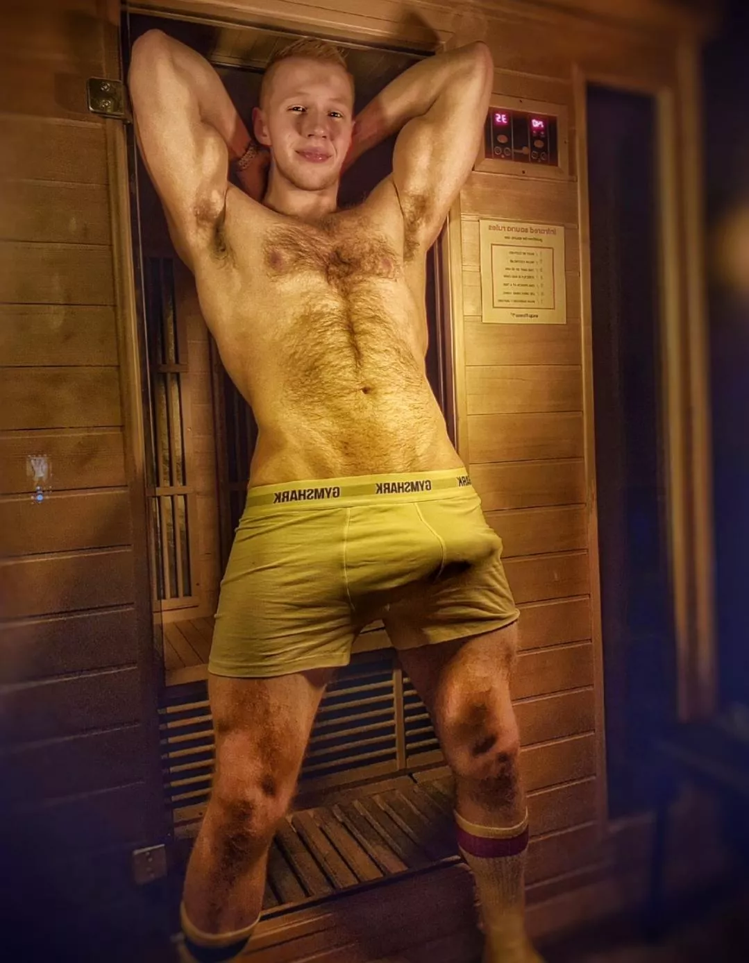 Let me know if you'd join me for a sweaty workout in the sauna. 
