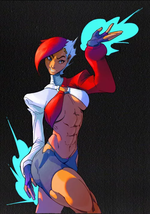 Mayhem Mako ✨ OC by [@zero_setsu] art by me [@XipRm]✨