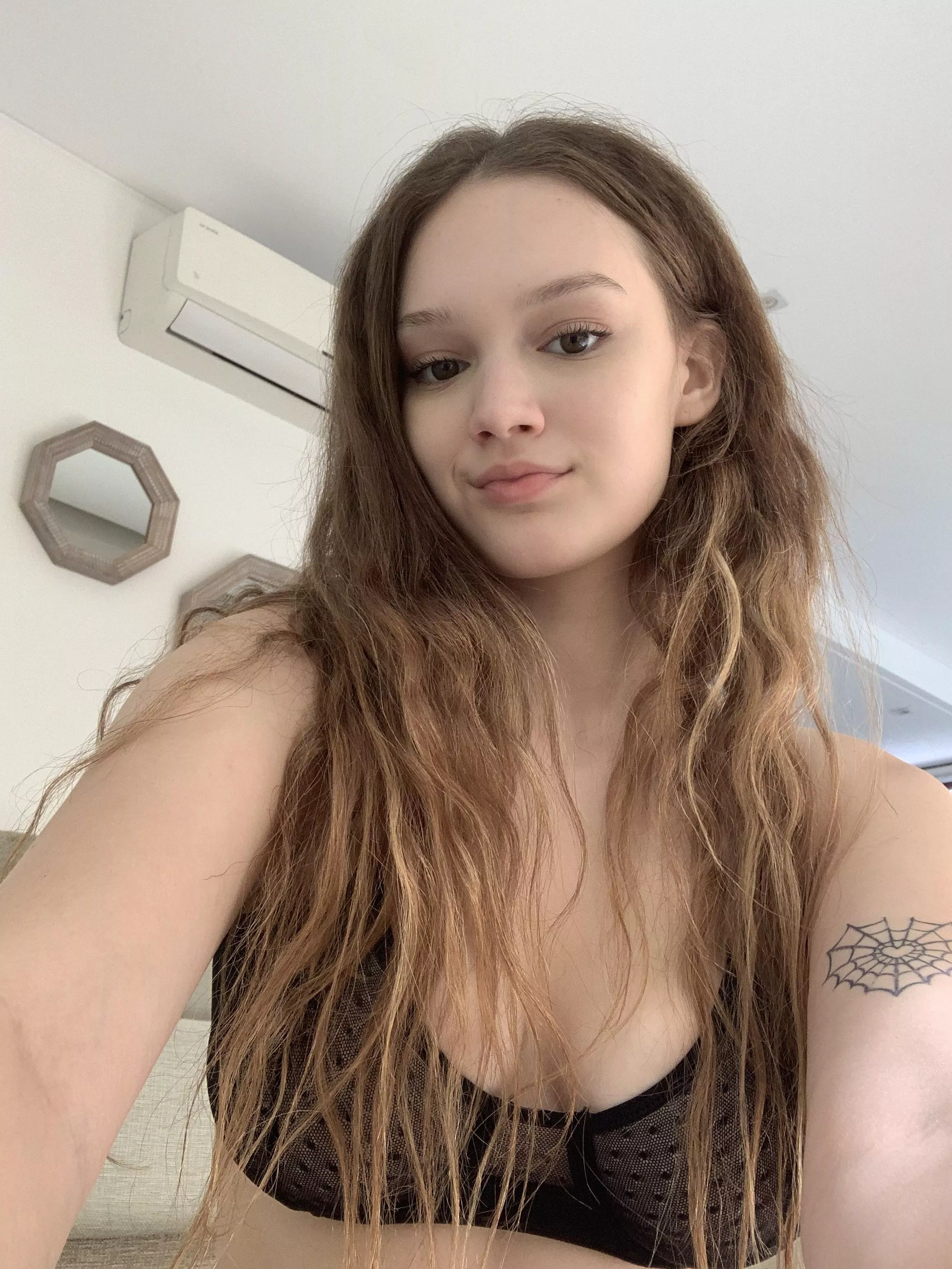 Me trying to look cute while waiting for you in bed