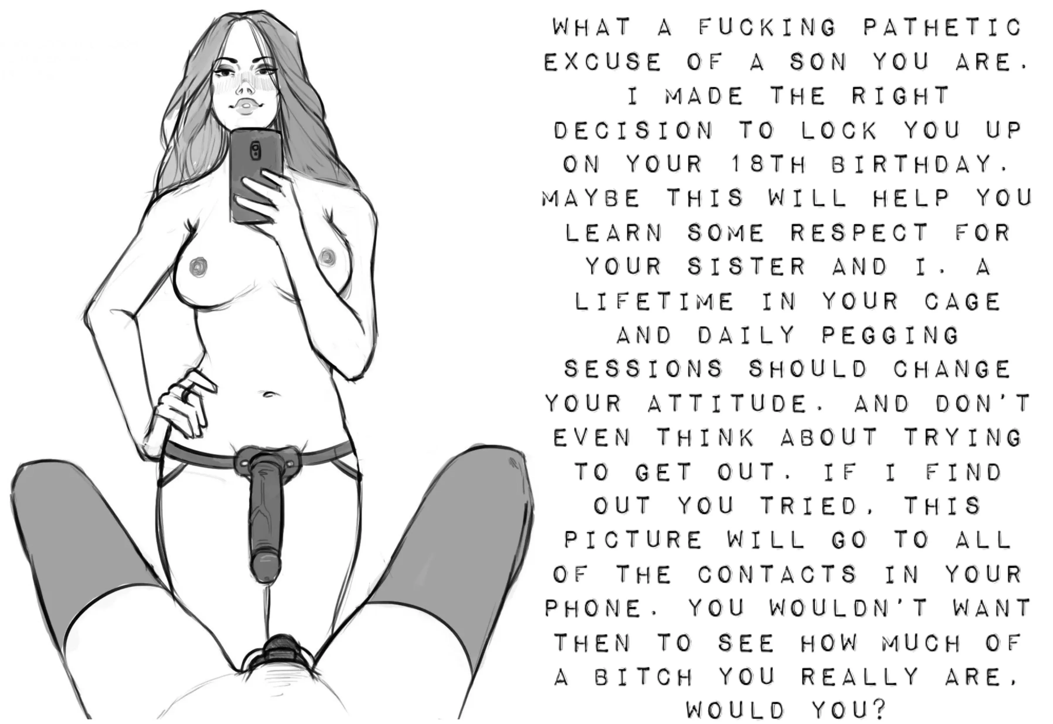 Mom helps you learn some respect