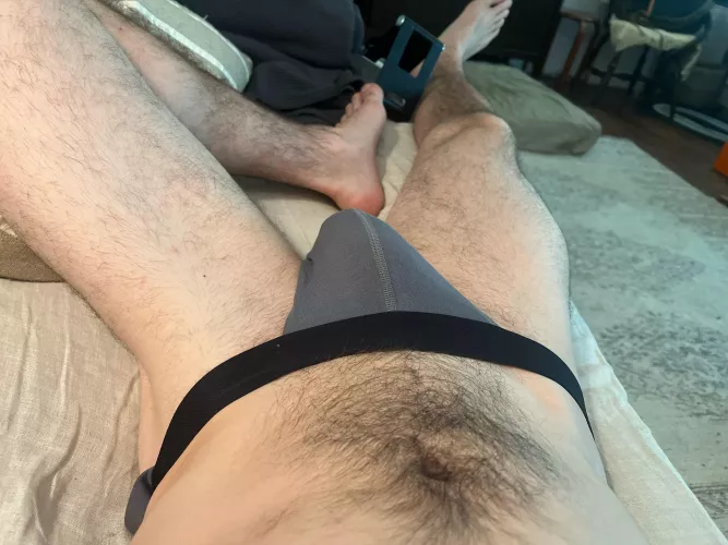 New jock strap #jockstrap #first what do you think?