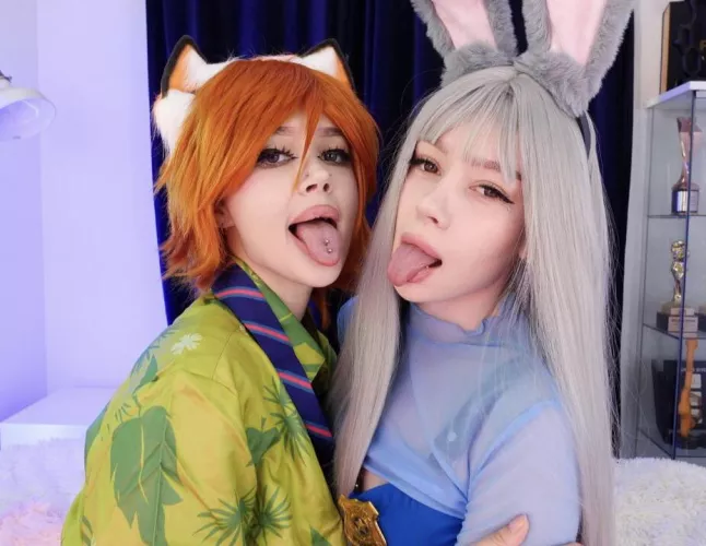Nick and Judy from Zootopia by Purple Bitch and Anne Litt 