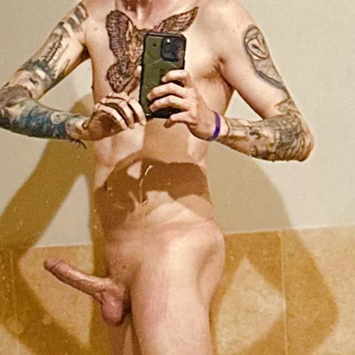 Not my best angle but checkout my new tattoo ;)