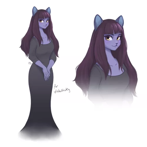 Number 93 in my 100 Furries series. (Art by me @MellowWingArt on X) Sona belongs to u/NekoNicoKig.