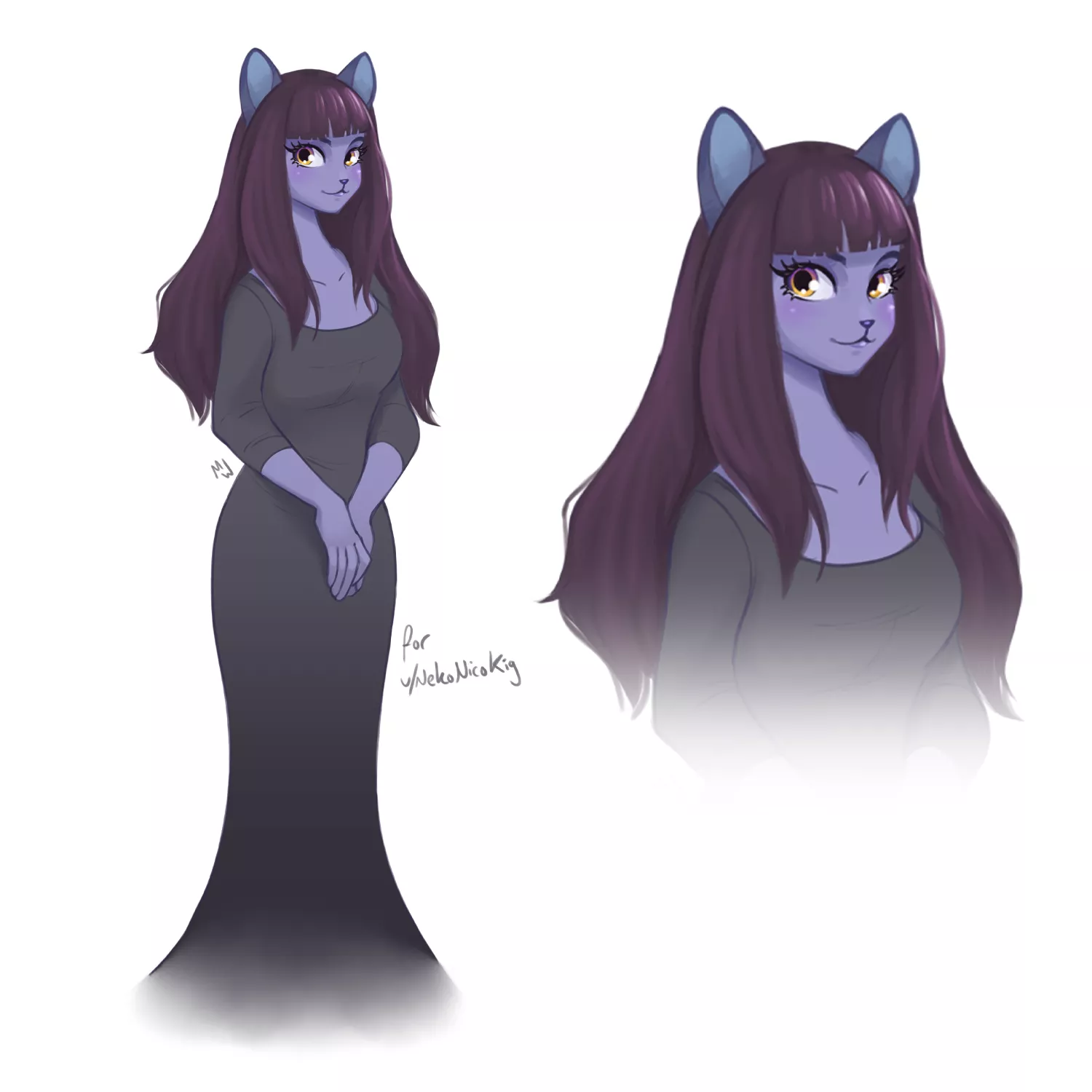 Number 93 in my 100 Furries series. (Art by me @MellowWingArt on X) Sona belongs to u/NekoNicoKig.