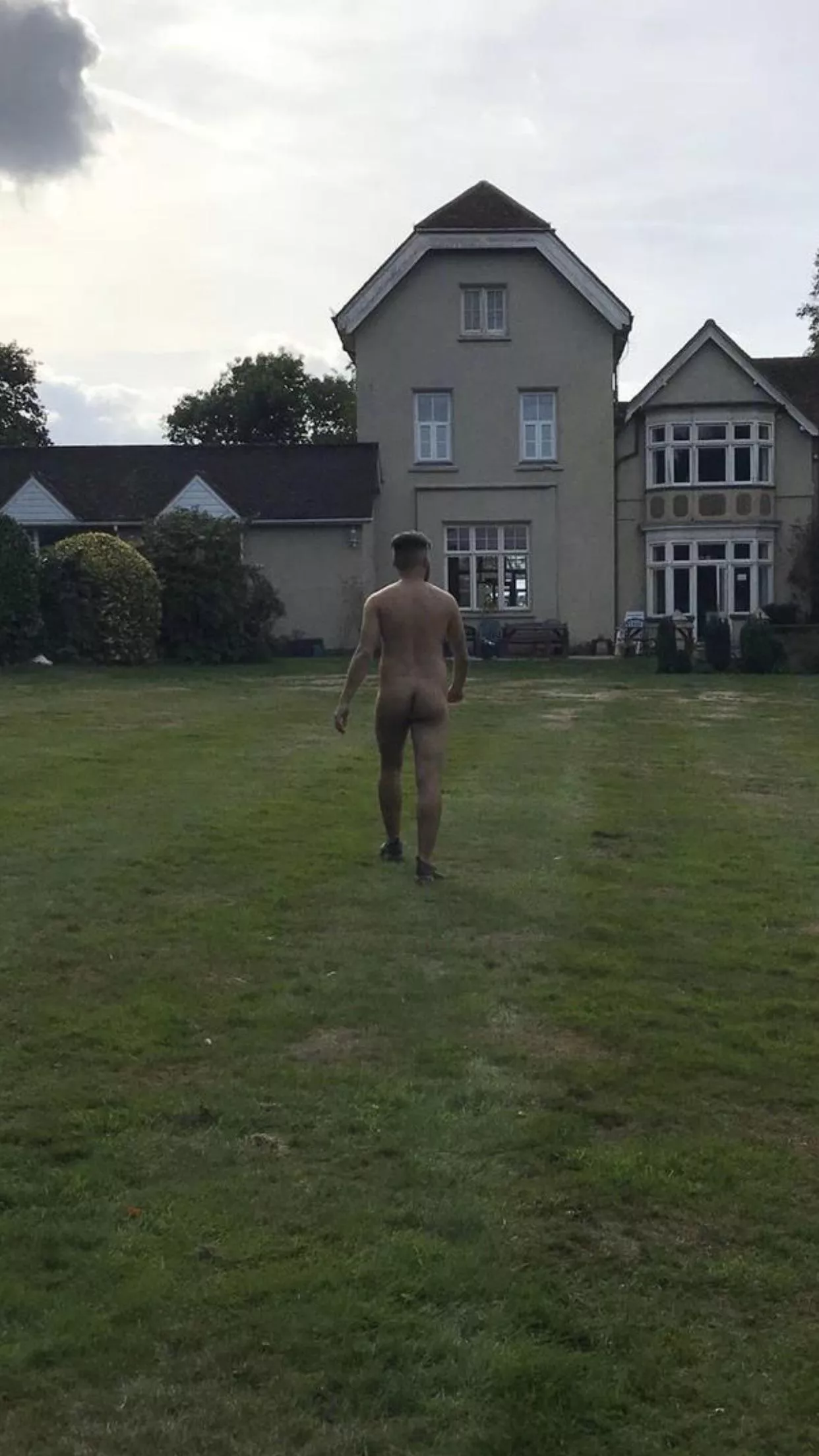 outside stroll in lovely resort