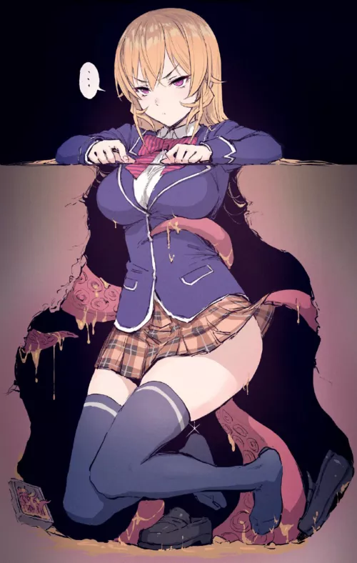 She doesn't seem too pleased