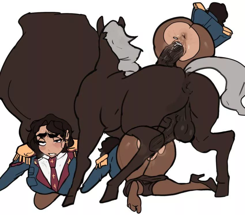 Sneaking a quick fuck before work (Dolecat)