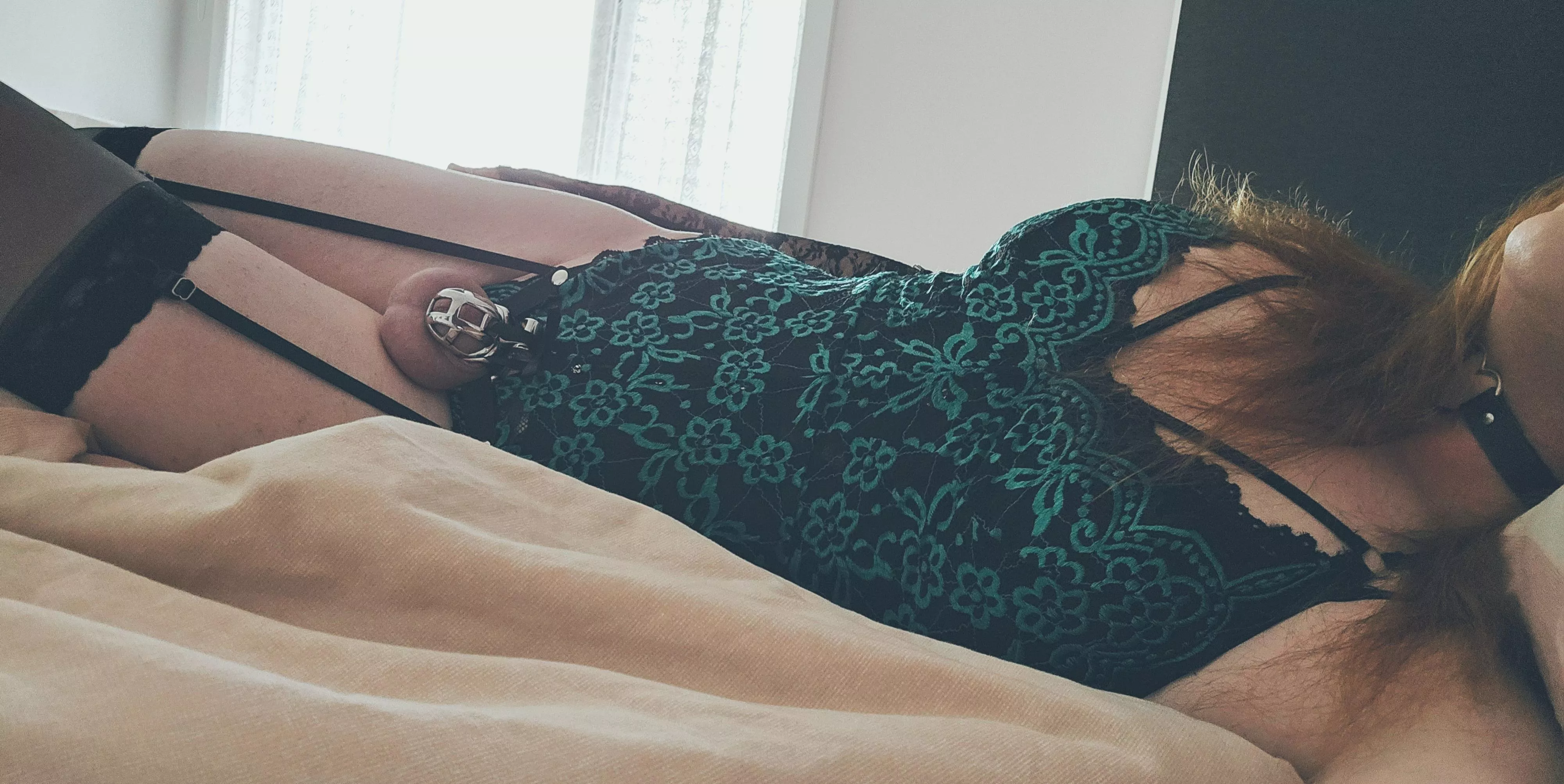 Spending the day lounging around caged in pretty outfits is one the best things to do 