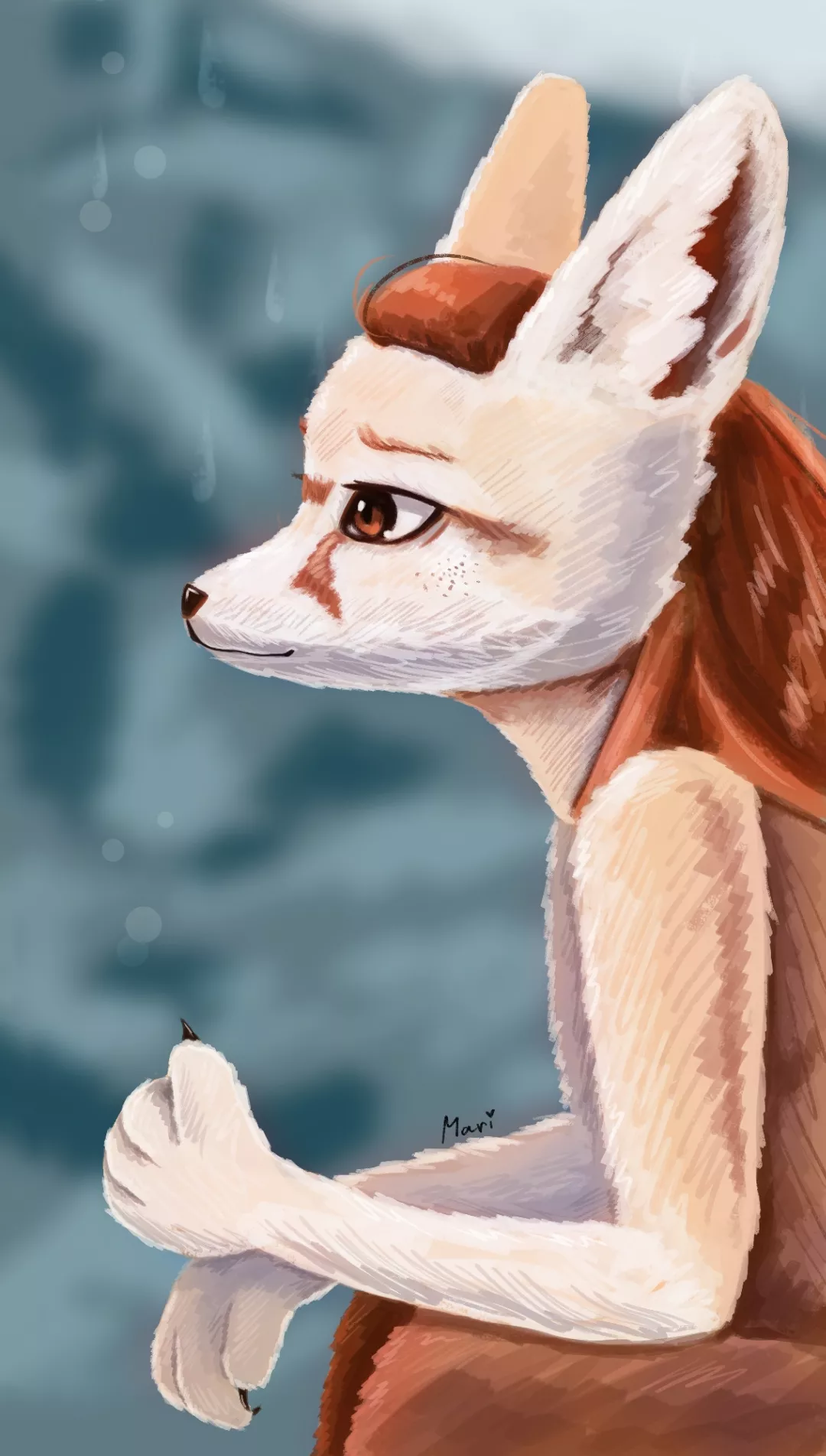 Still thinking about how do I want my fursona to look like,, (art by me)