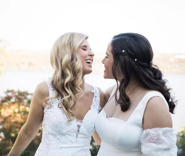 They’re so much bigger, she had to marry her 