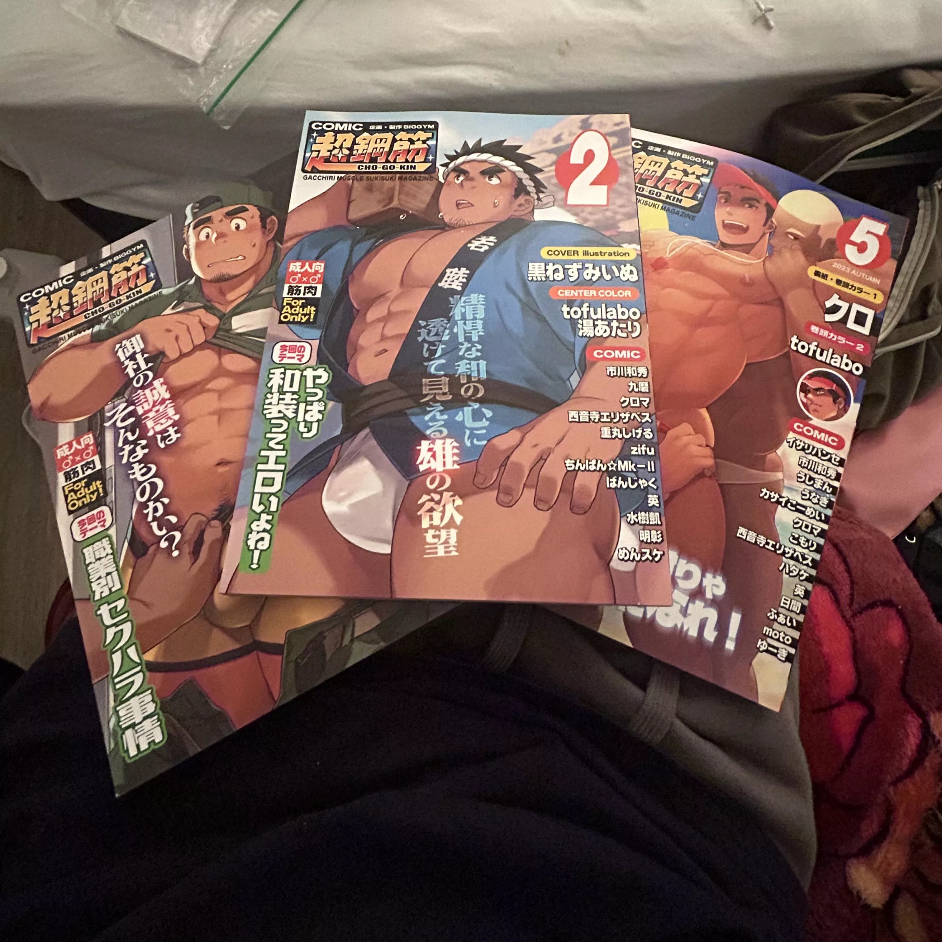 trying to collect all the BIGGYM anthologies~ just waiting for restocks