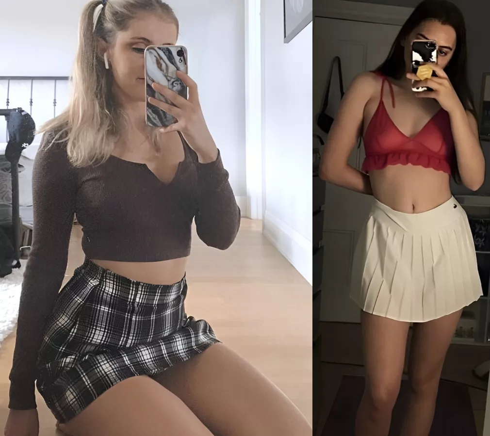 Which skirt combo saw it best? [2]