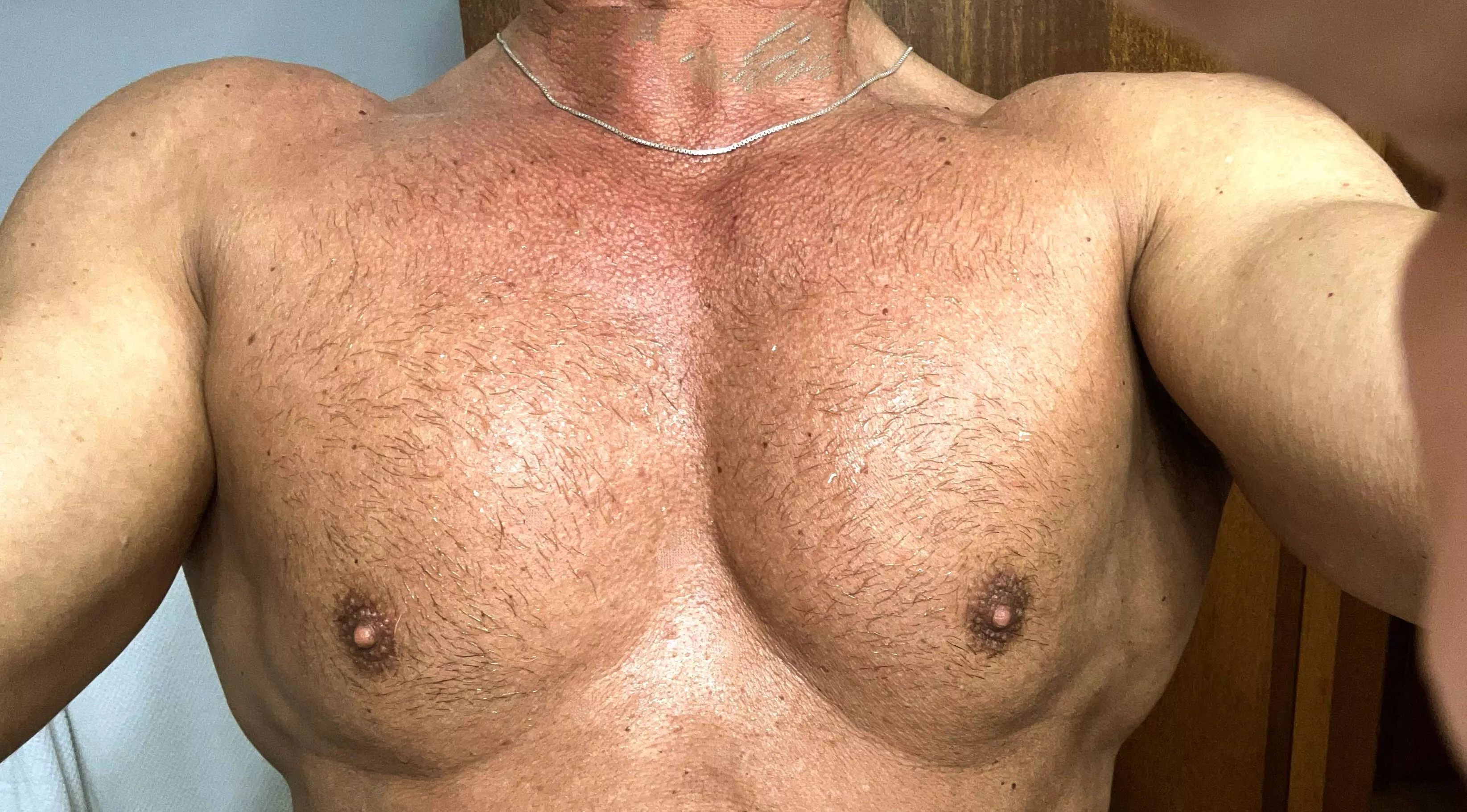 Who likes chest hair stubble?