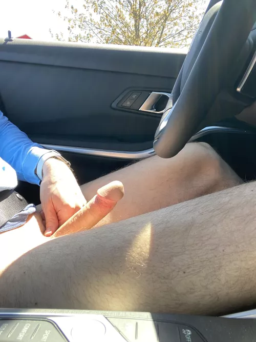 Windows down and getting some sun in the gym parking lot (35)