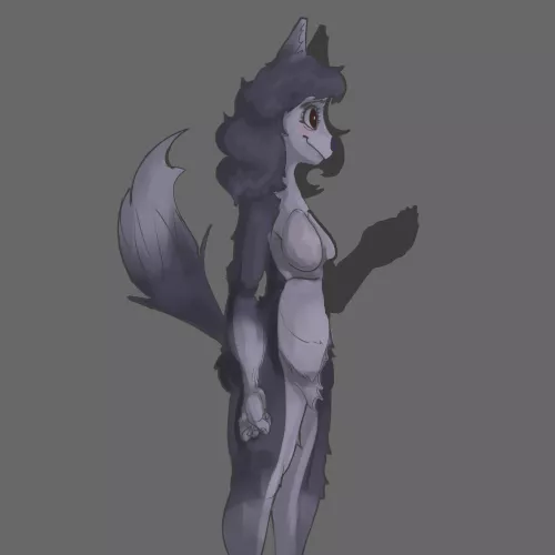 Wolf girl (art by me)