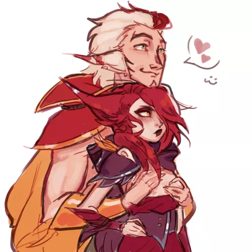 Xayah and Rakan. (K1SM3Tz)