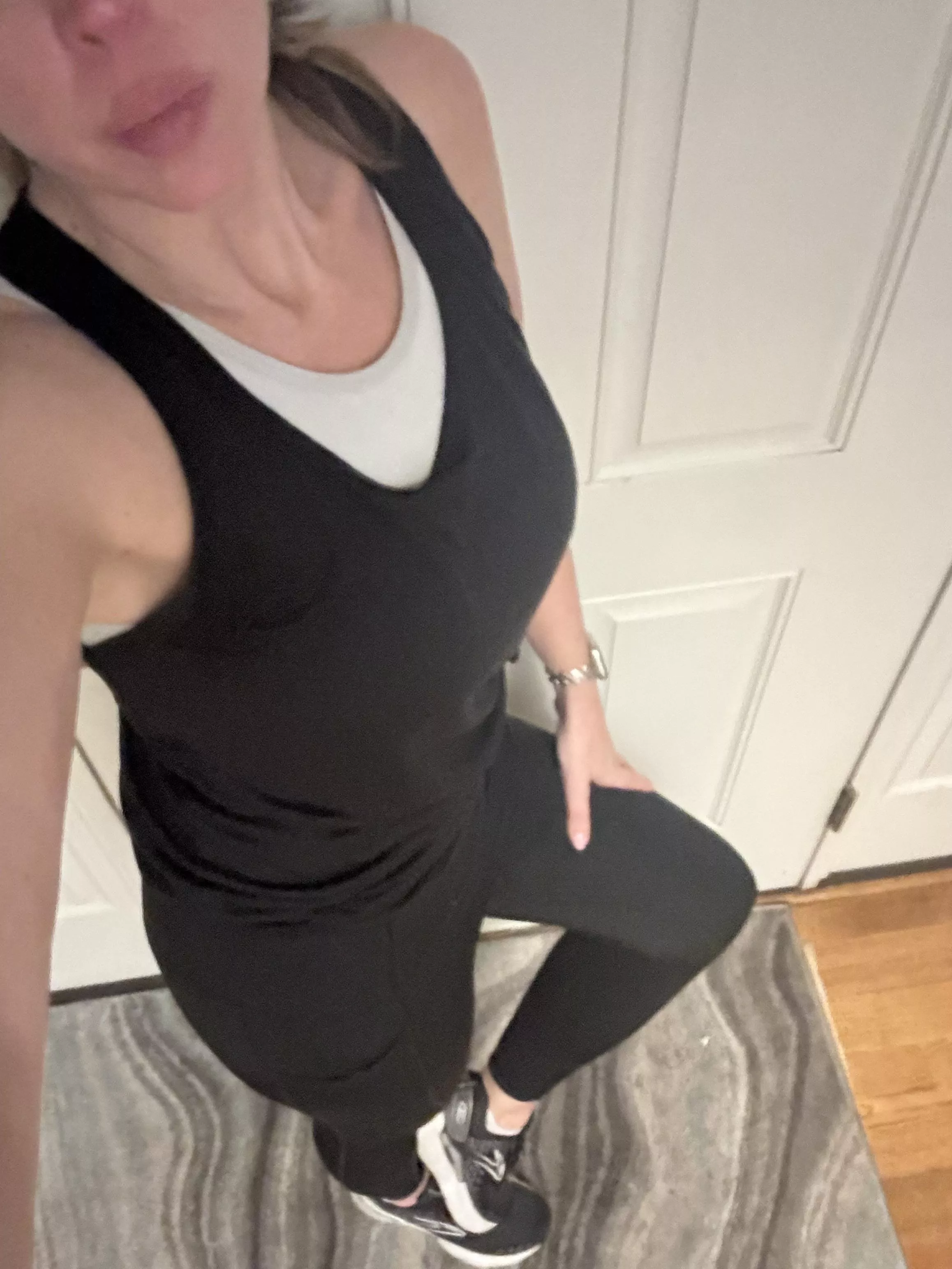 About to get naughty in gym 