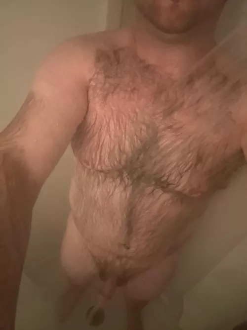 Airbnb shower a little tight