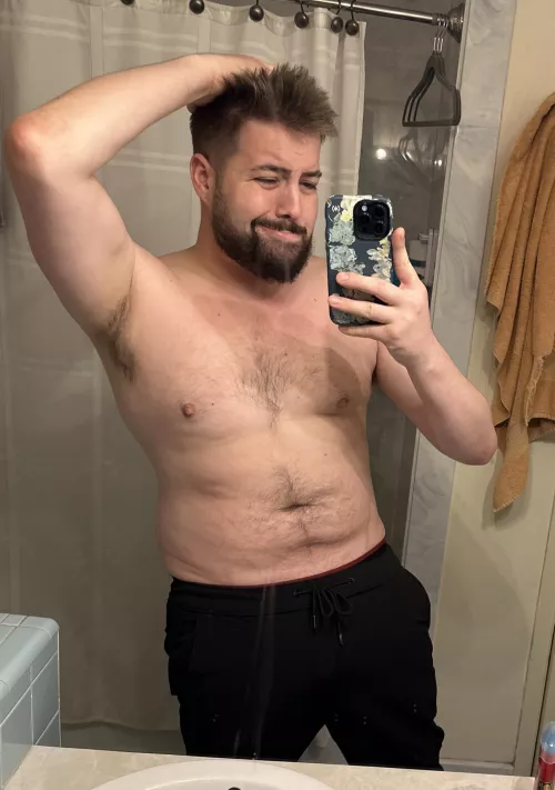 Be honest, trying to get in shape. I feel like I’m not attractive. 