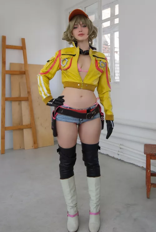 Cindy is the best mechanic, yay? Cindy Aurum cosplay by me (JyuSan)