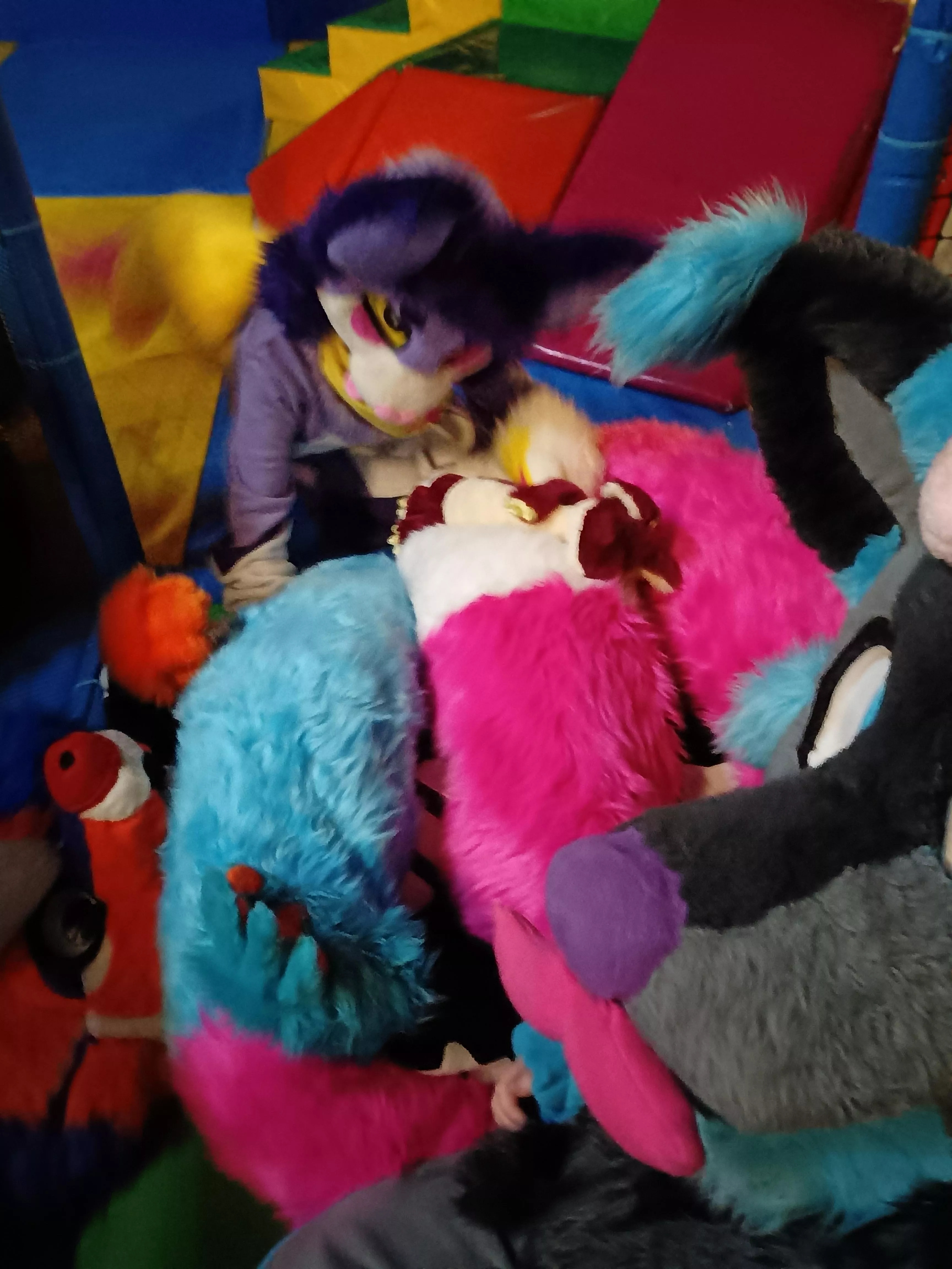 Cuddle pile in the backrooms? 