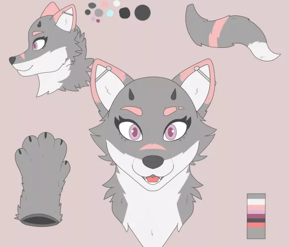 Fursuit ref by me 