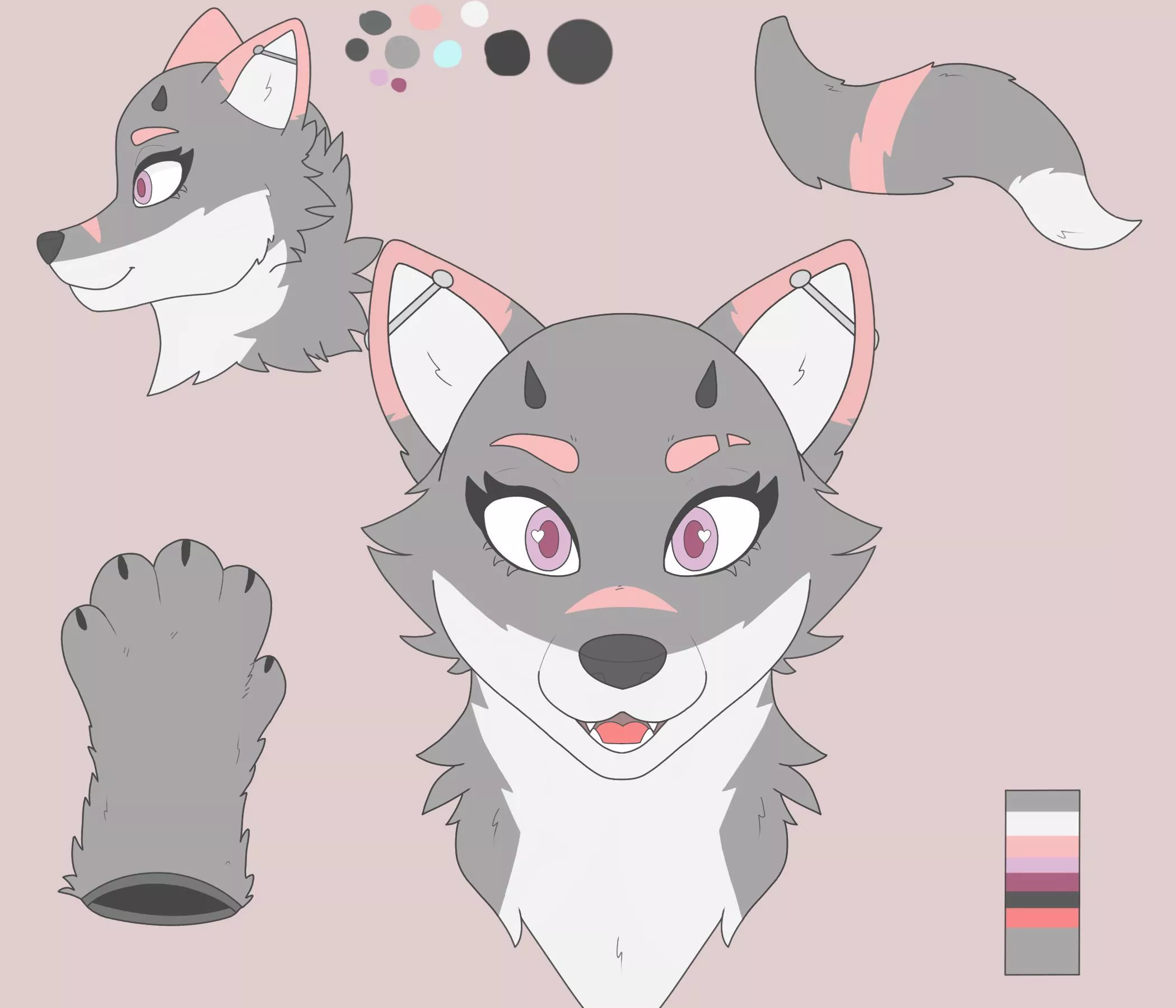 Fursuit ref by me 