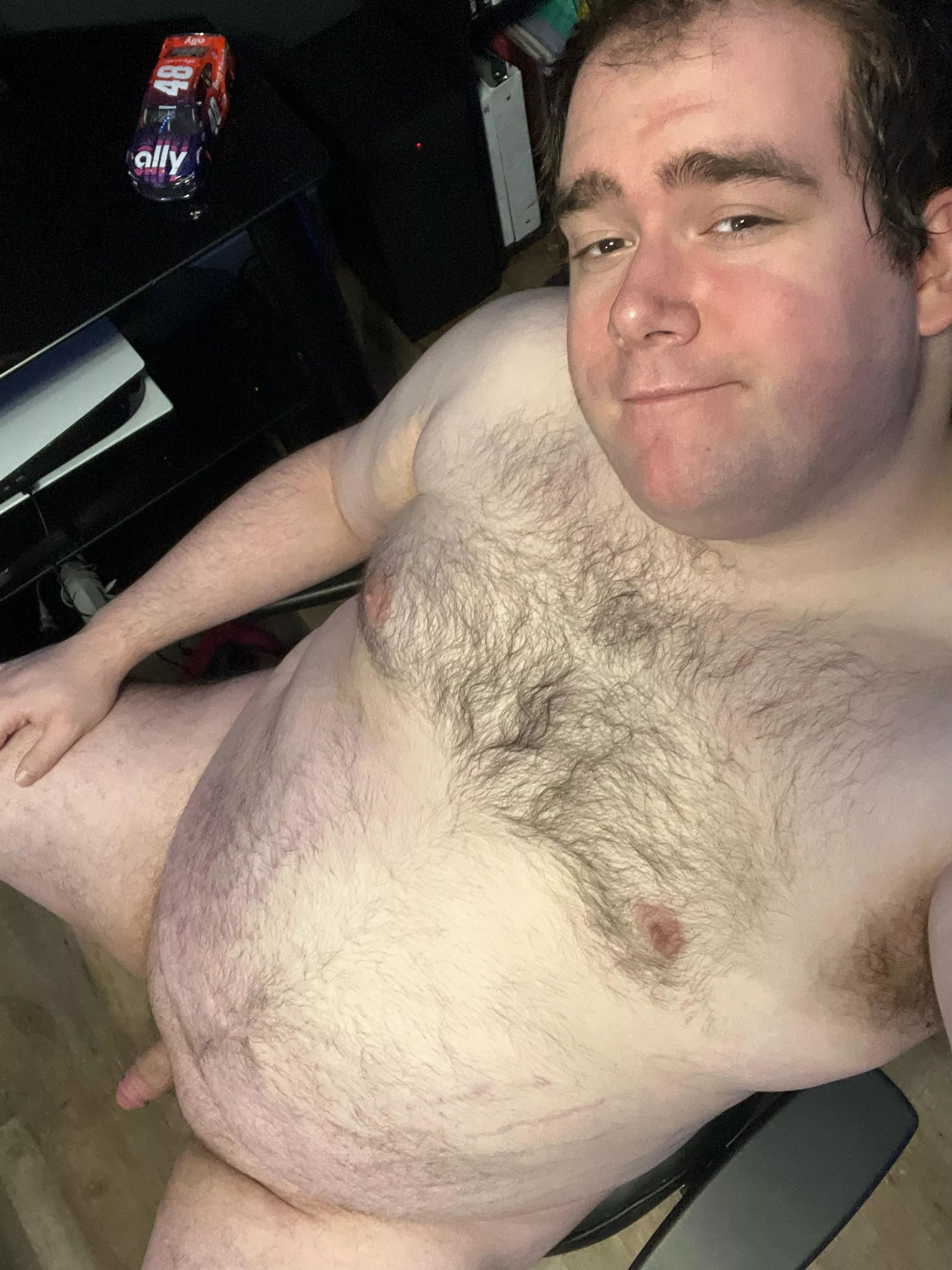 got comfy for the night