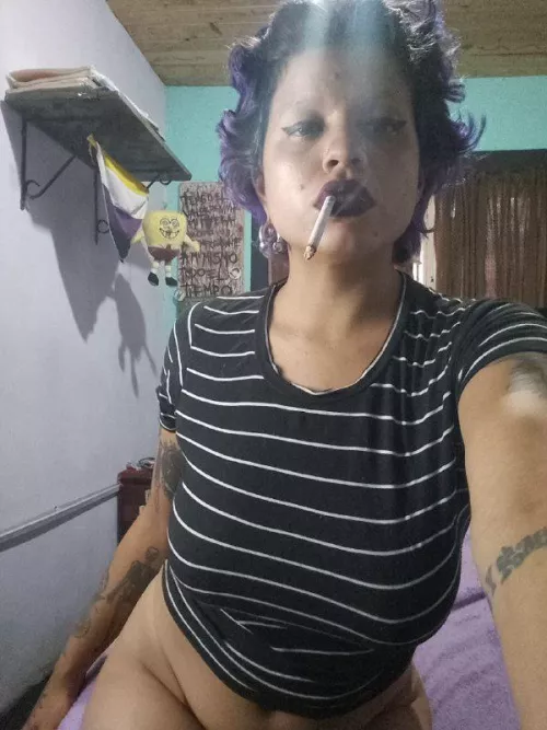 How would you like to come home from work and find me in the room like this?