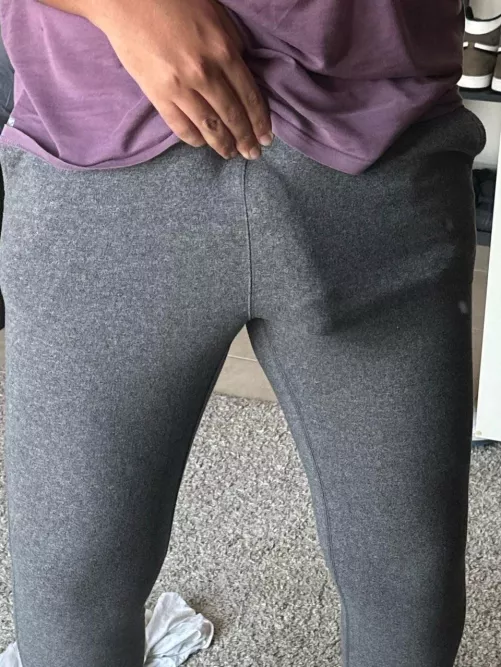 I love going out with my 8 inch bulge ;)